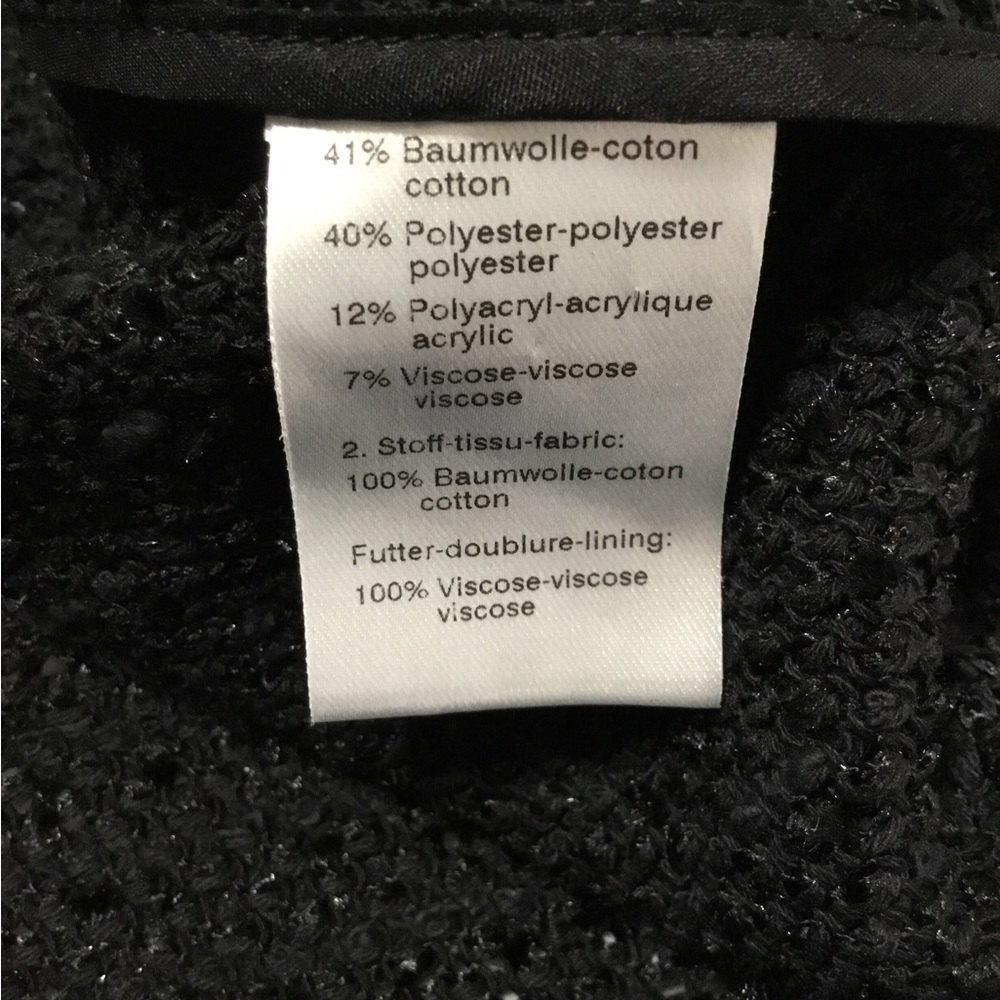 Akris black evening jacket size 6 - Picture 10 of 13